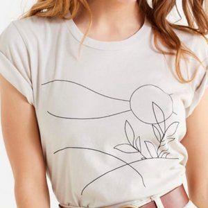 White Line Drawing T-shirt